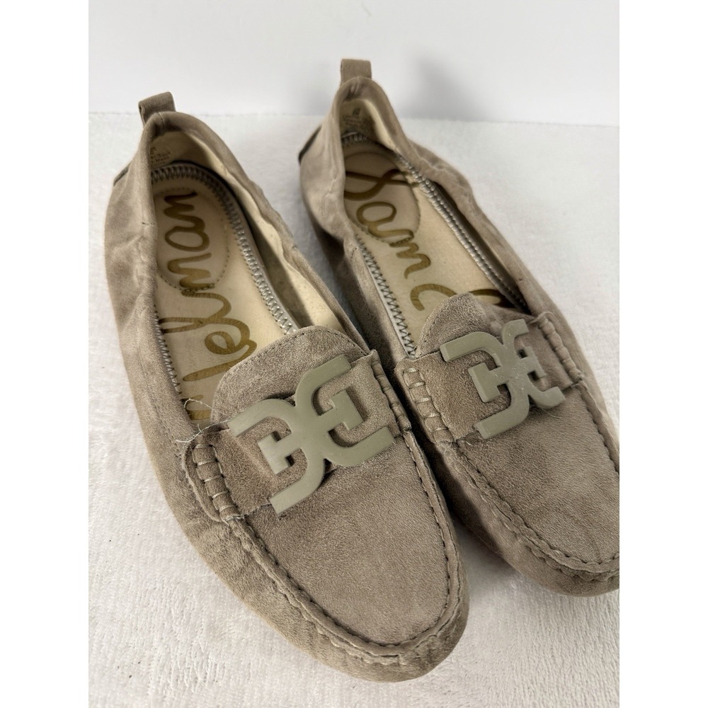 Sam Edelman  Womens‎ Loafers Sz 8M Tan Suede Comfort Slip On
